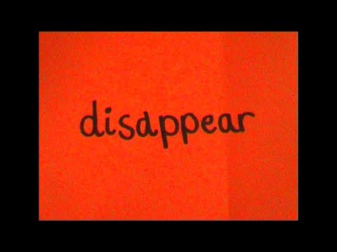 Video thumbnail for Disappear (Bedroom Session)