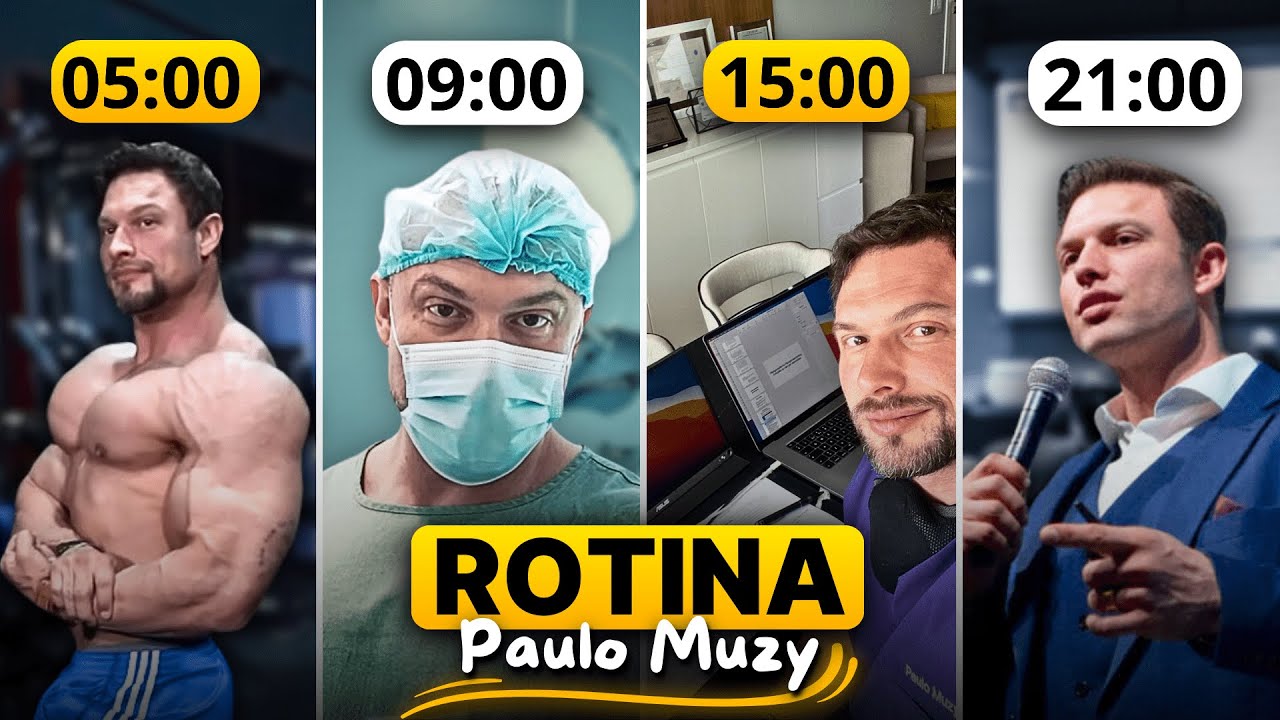ROTINA de um MÉDICO e EMPRESÁRIO | Muzy Explica