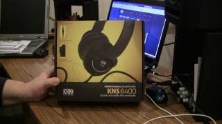 Video thumbnail for KRK KNS 8400 Pro Headphones Unboxing & Review by HomeTracks