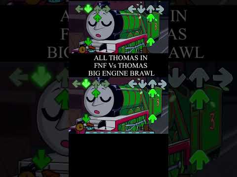 All Thomas in Big Engine Brawl I FNF Vs Thomas Choo Choo #shorts #shortsfeed #youtubeshortsfeatures