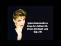 Ljuba Kazarnovskaya: The complete "Songs for ...