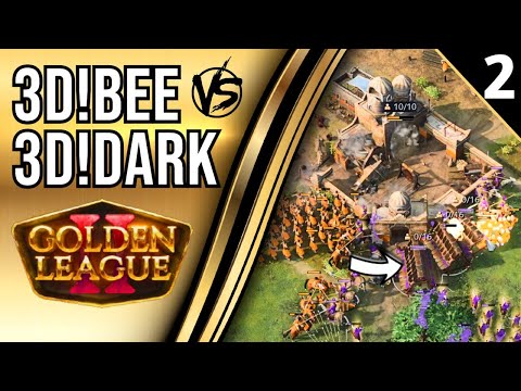 AoE4 Golden League 2 🏆 3D!Bee vs 3D!Dark - G2