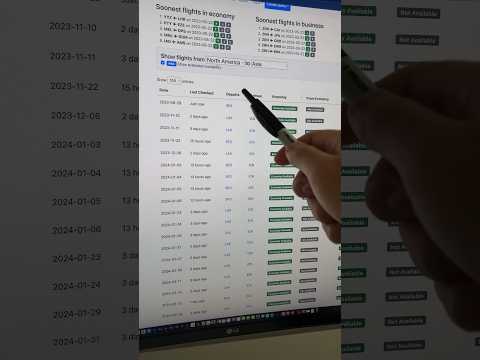 My favorite tool to search for cheap award flights - seats.aero