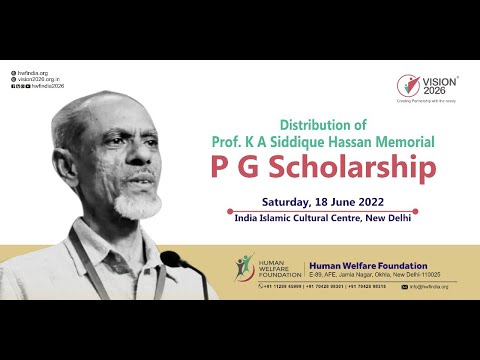 Dr. S.Y. Quraishi, Former CEC. Keynote Address on the occasion of Siqque Hassan Scholarship Distribution