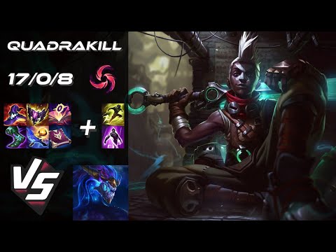TOP Ekko vs Aurelion Sol [QUADRAKILL] - EU Challenger Patch 26.2