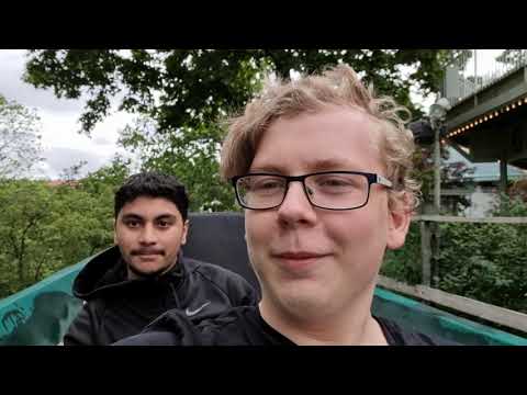 Flumeride på Liseberg med Amin 4k