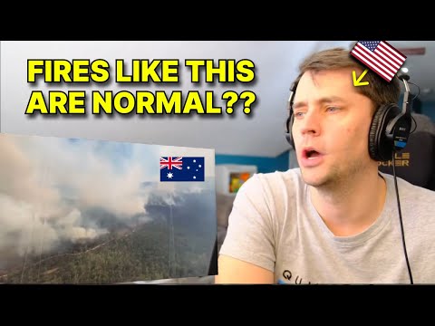 American reacts to Wildfires RAGING across Victoria with 45° Heatwave