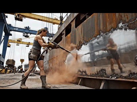 Abandoned Rusted Ship Restoration | From Salt & Rust to a Luxury Yacht (Cinematic 4K)