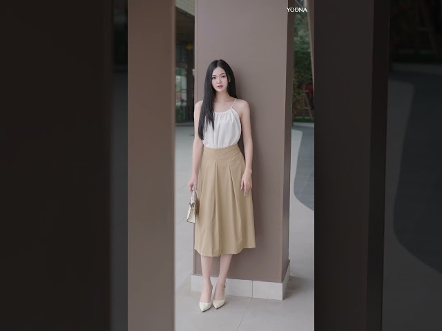 EHNK1S167 - Áo lụa