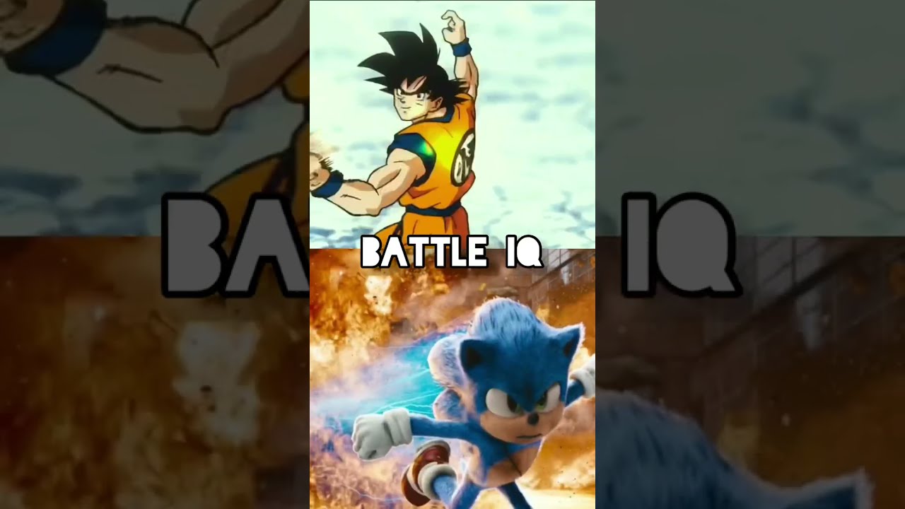 Base Form Goku Vs Sonic