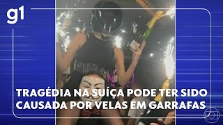 Tragédia na Suíça durante réveillon pode ter sido causada por velas em garrafas de champanhe