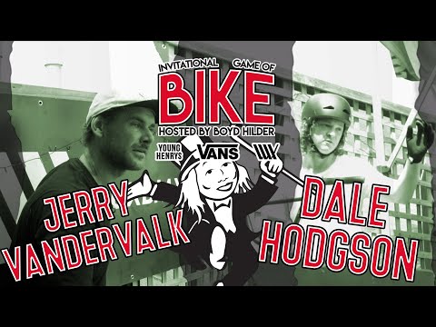 LUXBMX game of bike, hosted by Boyd Hilder. Jerry Vandervalk vs Dale Hodgson