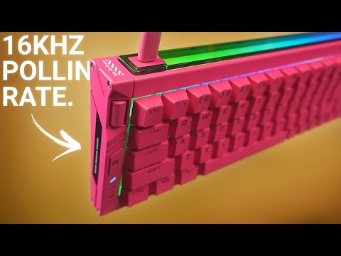 MCHOSE Ace 68 Turbo Hall Effect Gaming Keyboard, 65% CNC Aluminum, Rapid Trigger, 16K/8K Polling, Adjustable Actuation, RGB USB-C Orange video review thumbnail