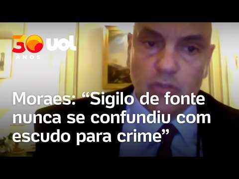 Moraes defende Dino: ‘Sigilo de fonte não é escudo para associações criminosas’