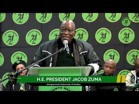 Former President Jacob Zuma's closing remarks at the Mk Party press Briefing