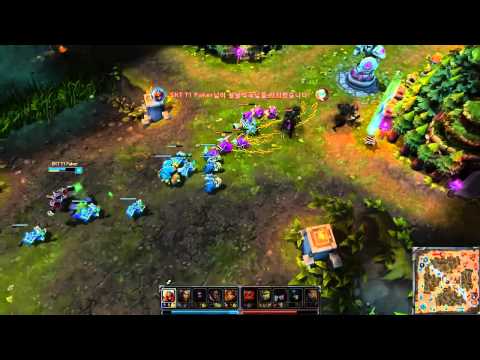 SKT T1 Faker - Insane Zed outplay - Korean Challenger - Season 2014 - League of Legends