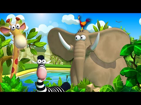 Gazoon | The Lake Monster | Jungle Book Stories | Kids Animation | Funny Animal Cartoon For Kids