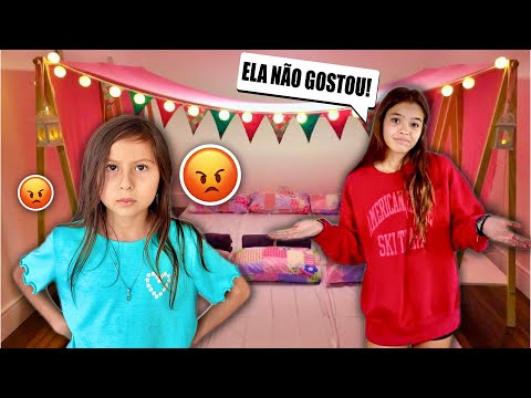 FIZ UMA FESTA DO PIJAMA PRA MINHA IRMÃ *Ela Gostou?