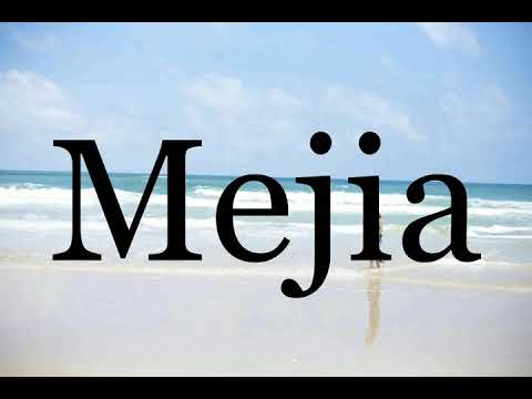 How To Pronounce Mejia🌈🌈🌈🌈🌈🌈Pronunciation Of Mejia