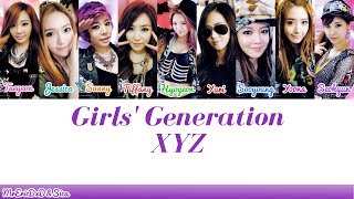 Girls&#39; Generation (소녀시대): XYZ Lyrics