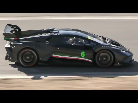 Lamborghini Huracán Super Trofeo EVO2 Testing Hard At Spa Francorschamps!