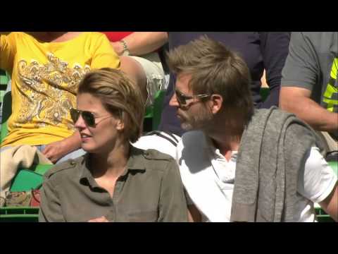 Halle 2014 Friday Highlights Nishikori Johnson