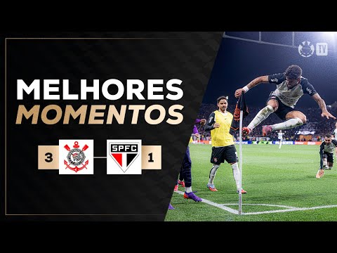MELHORES MOMENTOS CORINTHIANS 3 X 1 SÃO PAULO | BRASILEIRÃO 2025 | 34ª RODADA