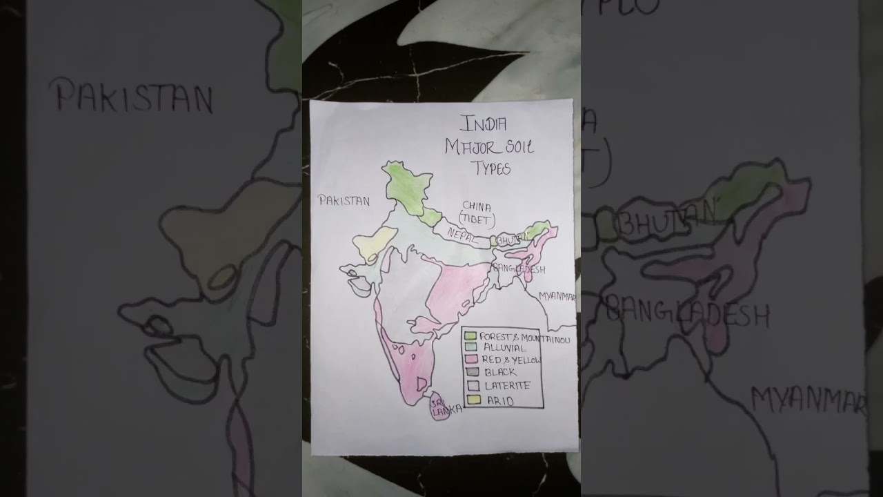 INDIA MAJOR SOIL TYPE MAP #social #indian #state #mapping #mapguide #map #soil