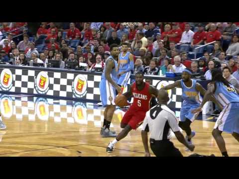 Lance Stephenson Posterizes Kenneth Faried  Nuggets vs Pelicans  Oct 26, 2016  2016 17 NBA Season