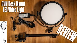 GVM Desk Mount LED Video Light Review
