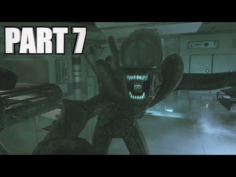 Alien: Isolation Walkthrough Part 7 - Close Calls - Gameplay Review Let's Play Xbox One