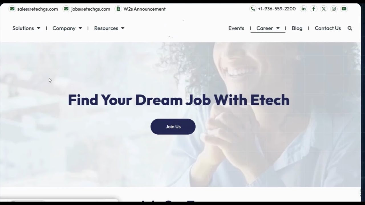 Build Your Future with Us | Etech Jobs | Apply Now!