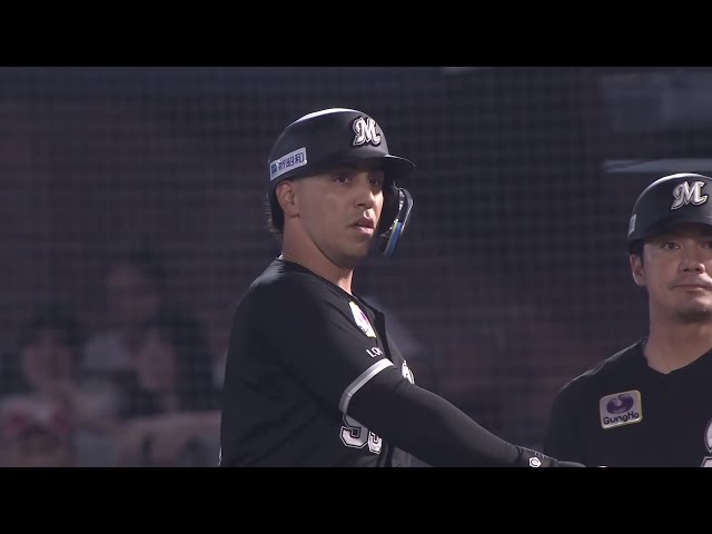 【6回表】5連打の猛攻で勝ち越し!! マリーンズ・ソト レフトへの2点タイムリーヒット!! 2025年7月2日 東北楽天ゴールデンイーグルス 対 千葉ロッテマリーンズ