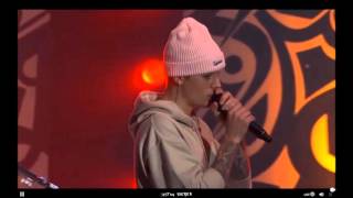 Justin Bieber performing ‘’Hotline Bling&quot; Live at #PurposeInto - 07/12/2015