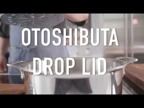 Otoshibuta Adjustable Stainless Steel Drop Lid