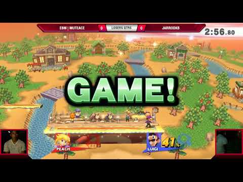 VS Weekly 7/19/18 - Losers Qtrs- EBM | MuteAce (Peach) vs JarrodKB (Luigi) - Smash 4