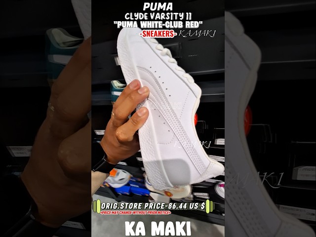 Vídeo relacionado con PUMA Hombre Zapatillas Clyde Varsity, White/Black, 44 EU