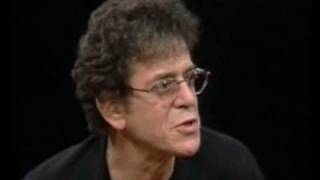 Lou Reed on the Charlie Rose Show (April 21st 1998)