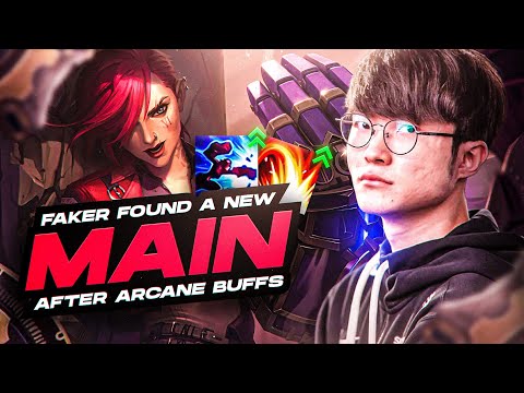 Faker SPAMMING VI MID after ARCANE! *ABUSING BUFFS?*