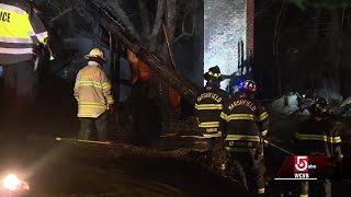 Norwell home destroyed in overnight fire