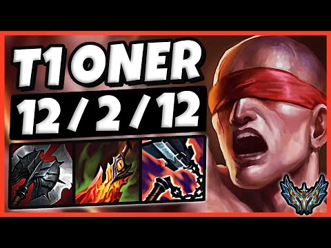 T1 Oner Lee Sin vs Graves [ Jungle ] Patch 12.18 Korea Challenger ✅