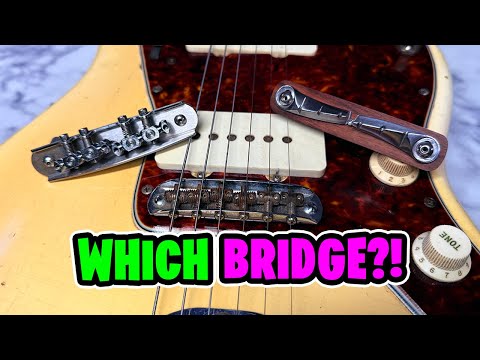 Shootout! Jazzmaster Bridges: Vintage vs. Mastery vs. Belrok