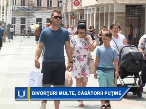 Divorţuri multe, căsătorii puţine