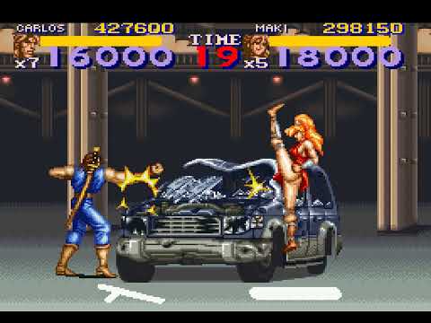 Final Fight 2 - SNES Longplay (2 Players: Carlos & Maki)