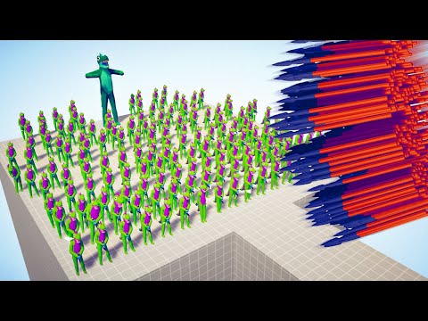 100x INDOMINUS REX 🦖 VS 👹 EVERY GOD / Totally Accurate Battle Simulator ( TABS )