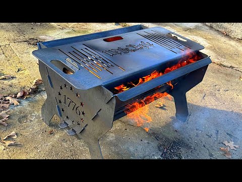 The Ultimate Portable Fire Pit (It's Also a Wood Fire Grill)