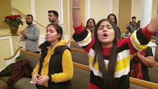 Jai jai Naam Yeshu Naam by Sheldon Bangera at Punjabi church