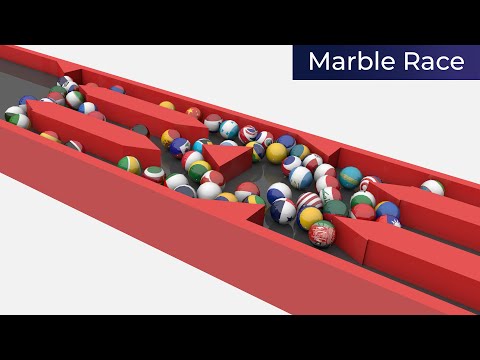 Countryballs Marble Race America vs Eurasia 3D | Marble Race Duels