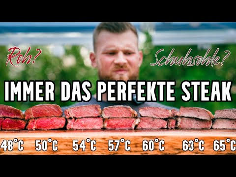 Die PERFEKTE Kerntemperatur beim Steak?! Alle Garstufen erklärt von Blue Rare - Medium - Well done