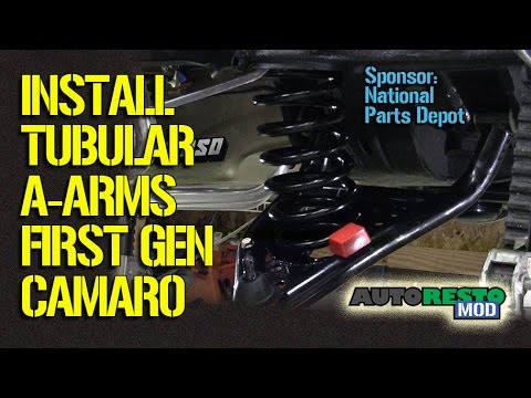 Install KMJ Tubular A-Arms on First Gen Camaro Chevelle and Second Gen Nova Episode 193 Autorestomod